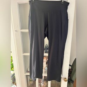 Black Wide Leg Yoga Pants